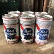 画像4: Vintage Pabst Blue Ribbon Beer Cans 6 PACK (M660)  (4)