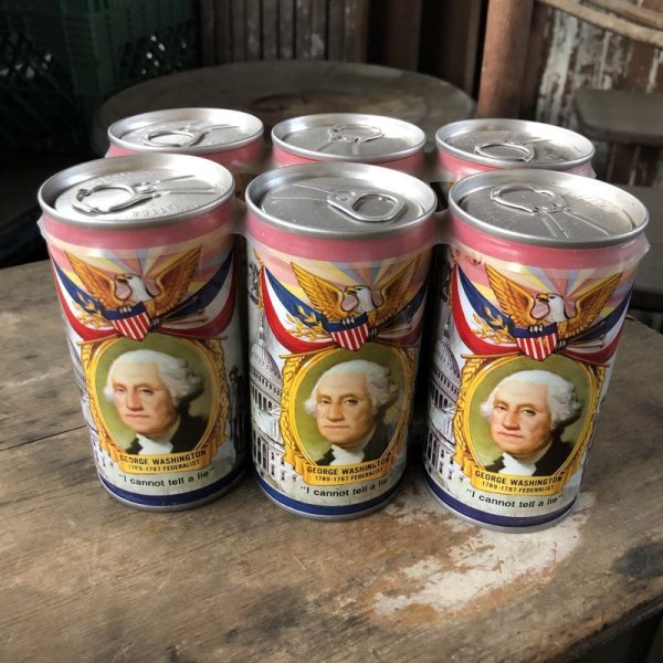 画像1: Vintage FALSTAFF Beer Cans 6 PACK (M662)  (1)