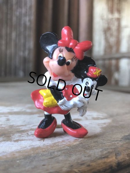 画像1: 90s Vintage Applause Disney Minnie Mouse PVC (M678) (1)