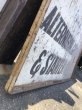 画像23: 【店舗引き取り限定】 Original U.S.A Downtown 66 Double Sided Hand Painted Store Sign Huge! (M686) (23)