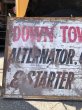 画像12: 【店舗引き取り限定】 Original U.S.A Downtown 66 Double Sided Hand Painted Store Sign Huge! (M686) (12)