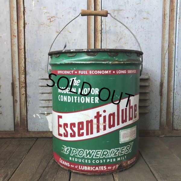 画像1: Vintage Essentialube Motor Conditioner 5GL Oil Can (M685)  (1)