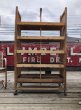 画像6: Antique Wooden Rolling Bakers Rack (M688) (6)