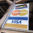 画像7: Vintage DISCOVER Master Card VISA Double Sided Metal Sign (M691) (7)