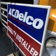 画像2: Vintage AC DELCO QUALITY INSTALLER Embossed Sign (M690) (2)