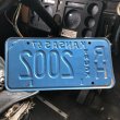 画像2: 60s Vintage American License Number Plate / KANSAS 2002 (M733) (2)