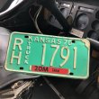 画像1: 70s Vintage American License Number Plate / KANSAS 1791 (M737) (1)