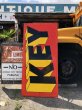 画像1: 【店舗引き取り限定】 Vintage Original KEY Imperial Work Clothes Metal Advertising Store Display Sign Huge! Hard to Find!! (M865) (1)