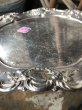 画像6: Vintage Silver Plate Serving Tray Dish Dinner Ware (M803) (6)