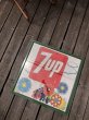 画像6: Vintage 7UP Soda Peter Max Floral Cardboard Store Sign RARE!!! (M806) (6)