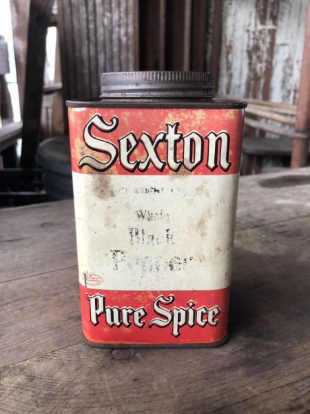 画像1: Vintage Advertising Tin Sexton Spice Black Pepper (M832) (1)