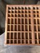 画像13: Vintage Wooden Printer Tray (M838) (13)