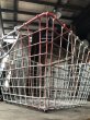 画像14: Vintage Large Wire Metal Rustic Farm Basket Heavy (M842) (14)