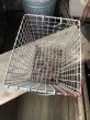 画像18: Vintage Large Wire Metal Rustic Farm Basket Heavy (M842) (18)