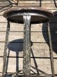 画像11: Vintage Industrial Stool with Wood Seat (M843) (11)