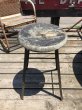 画像16: Vintage Industrial Stool with Wood Seat (M844) (16)