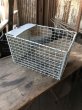 画像6: Vintage Metal Wire Locker Basket w/ Number Plate GB-718 (M852) (6)