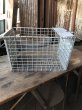 画像7: Vintage Metal Wire Locker Basket w/ Number Plate GB-6 (M854) (7)