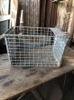 画像8: Vintage Metal Wire Locker Basket w/ Number Plate GB-415 (M857) (8)