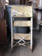 画像15: Vintage Industrial Metal Folding Ladder Step Stool (M861) (15)