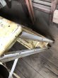 画像5: Vintage Industrial Metal Folding Ladder Step Stool (M861) (5)