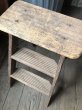 画像10: Vintage Wooden Folding Ladder Step Stool (M860) (10)