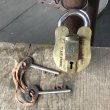 画像2: Antique Brass Handcrafted Solid THUNDER Brand 8 Levers Padlock (B873) (2)