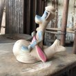 画像3: 60s DELL HANNA- BARBERA Huckleberry Hound on Whale Rubber Squeaky Toy (M895) (3)