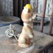 画像4: Vintage Rubber Doll Bear Lamp (M894) (4)