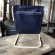 画像4: 70s Vintage Snoopy Sling Lounge Lawn Doll Chair Navy Blue (M897) (4)