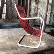 画像5: 70s Vintage Snoopy Sling Lounge Lawn Doll Chair Red (M898) (5)