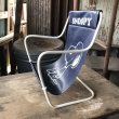 画像3: 70s Vintage Snoopy Sling Lounge Lawn Doll Chair Navy Blue (M897) (3)