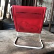 画像3: 70s Vintage Snoopy Sling Lounge Lawn Doll Chair Red (M898) (3)