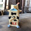 画像4:  Vintage Cow MILK Rubber Squeaker Toy  (M948)  (4)