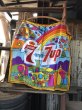 画像1: 60s Vintage Advertising Seagram's 7 & 7up Scarf Peter Max  (M501)  (1)