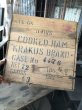 画像13: Vintage Advertising Wooden Crate Wood Box Cooked Ham Krakus Brand (M960) (13)