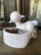 画像3: Vintage Ceramic Baby Planter Lamb Sheep (M963)  (3)