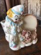 画像11: Vintage Ceramic Baby Planter Clown and Puppy (M965)  (11)