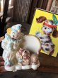 画像13: Vintage Ceramic Baby Planter Clown and Puppy (M965)  (13)