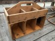 画像18: Vintage Wood Tool Caddy (M961) (18)