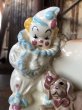 画像12: Vintage Ceramic Baby Planter Clown and Puppy (M965)  (12)