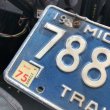 画像2: 70s Vintage American License Number Plate / MICHIGAN 788-102 (M854) (2)