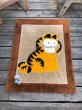 画像1: Vintage Garfield Blanket Tapestry Hard to Find ☆ (M994)  (1)