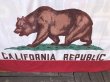 画像6: Vintage U.S.A . The Bear California Republic Cotton Flag 211x137 cm (M997)  (6)