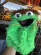 画像1: 70s Vintage Sesame Street Oscar The Grouch Hand Puppet (R010)  (1)