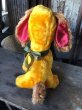 画像6: Vintage Yellow Puppy Dog w/Bee Plush Stuffed Toy Doll (R016)  (6)