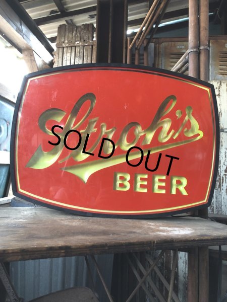 画像1: Vintage Stroh's Beer Lighted Bar Sign (R020)  (1)