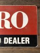 画像16: Vintage Toro Authorized Dealer Store Display Double Side Metal Sign (R048) (16)