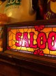 画像6: 70s Vintage Light Up SALOON Stain Glass style BAR Sign (R062)  (6)