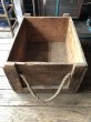 画像8: 20s Antique Wooden Crate with Rope Handles Huge! THE MILLER LOOK CO (R076)  (8)